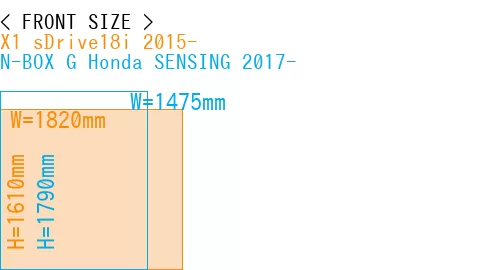 #X1 sDrive18i 2015- + N-BOX G Honda SENSING 2017-